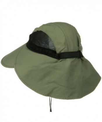 Large Bill Flap Cap Olive