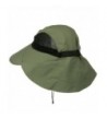 Large Bill Flap Cap Olive