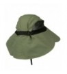 Large Bill Flap Cap Olive in Men's Sun Hats