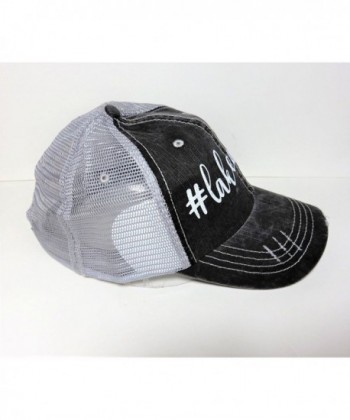 Glitter lakeaholic Distressed Trucker Fashion