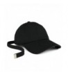 Trendy Apparel Shop Long Tail Strap Unstructured Adjustable Dad Hat - Black - CM186GCU82Y