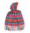 Lambswool Scottish Sinclair Red Modern Tartan Clan Scarf Gift - CV118SCFV71