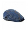 Qunson Unisex Denim Flat Ivy Gatsby Newsboy Hat Cap - A-Blue - C512LY076S5