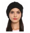 Ababalaya Women's Soft Breathable Knitted Cotton Pregnant Cap Chemo Beanie Nightcap - Black - CN1827ZUODU
