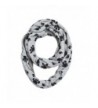 Premium Soft Faux Fur Dog Paw Print Infinity Loop Circle Scarf - Diff Colors - Grey - CT12LR8URB7