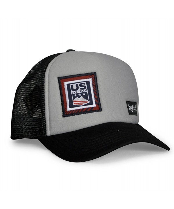 bigtruck USST Original Mesh Snapback Trucker Hat- Grey Black - CI186H320ZQ