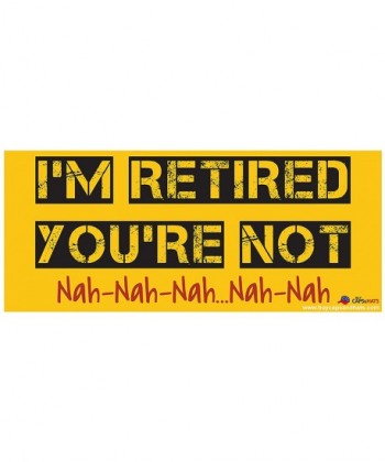 Retired Loving Bumper Sticker Retirement in Men's Baseball Caps