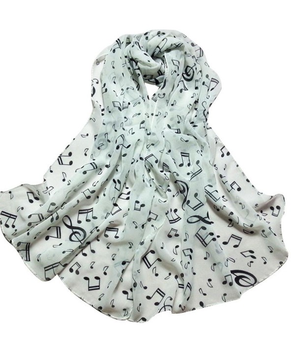 Auwer Scarves- Women's Chiffon Print Infinity Loop Scarf Soft Shawl Wrap Scarf - B - C7189K4GDO5