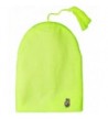 Seger Sports Women's nisse Lightweight Beanie With Tassle - Neon Yellow - CB11AYEAW8H