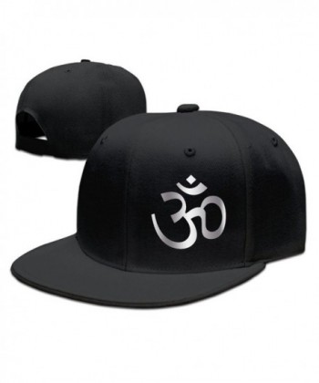 OM OHM Yoga Platinum Style Baseball Snapback Hat Black - Black - CE12LVP354H