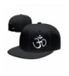 OM OHM Yoga Platinum Style Baseball Snapback Hat Black - Black - CE12LVP354H