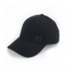 JHC Curved Bill Wool Baseball Cap Snapback Cap For Men - Black - CK182GX6LWC