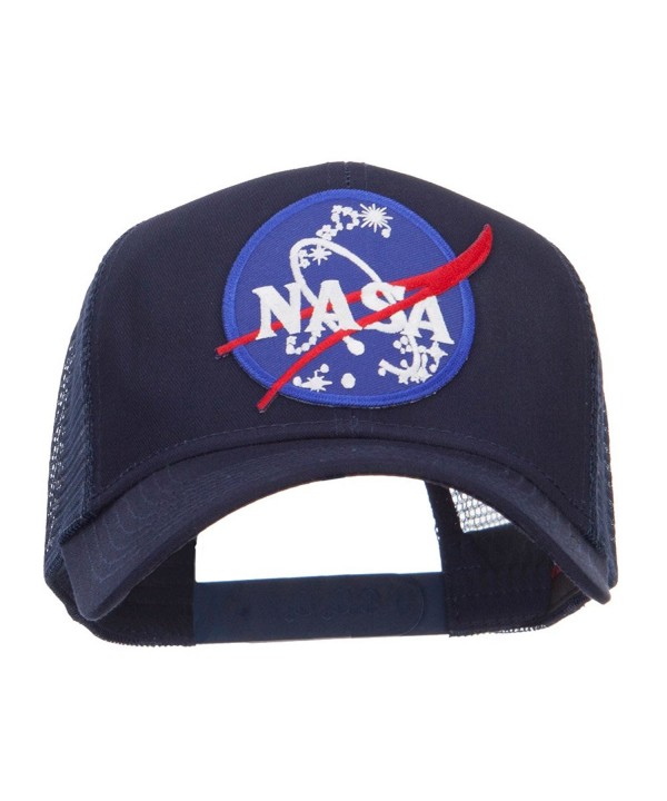 Lunar Landing NASA Patched Mesh Back Cap - Navy - CS11ND5BMFD