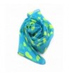 Modadorn Lovely Heart Print Scarf Chiffon Scarf - Sky Blue - CV11IODPRH3