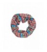 Bohomonde- Hadley Soft Jersey Knit Aztec Print Infinity Scarf - Red/Blue - CQ129ZP6O9D