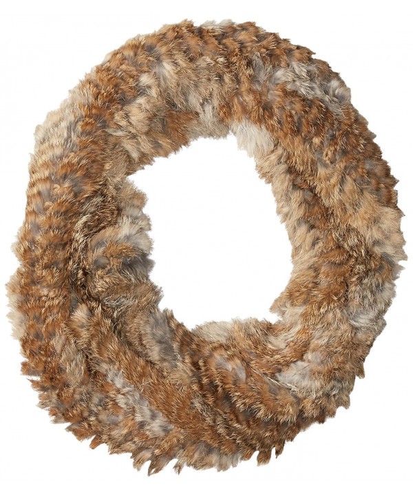 RUDSAK Women's Nantes Fur Eternity Scarf - Natural/Natural - CB1220WKA2T