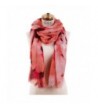 SOJOS Fashion Printed Soft Long Wraps Shawls Women's Scarf SC309 - C3 Flame Print Red - CY186S8NEKN