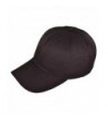 6 Panel Mid Profile Blank Baseball Caps - Black - C912N46G9PO