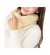 Easy Lifestyles Women's Fashion Autunm Winter Warm Thick Wool Knitted Scarf Collar Shawl (Beige) - C2127R5X37J