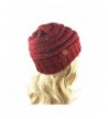 Womens Chunky Thick Stretchy Beanie