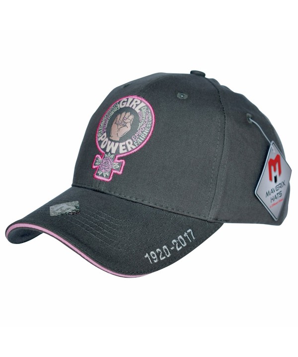 Maverix Girl Power Hat - Great Fit- High Quality- Amazing Details - Grey - CE184DKD6SM