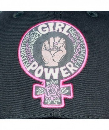 Girl Power Baseball Hat Feminist in Women's Baseball Caps