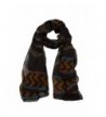 Tribal Oblong Chevron Scarf - Brown - CS11MTZV497