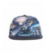 Blinglove 3D Galaxy Science Fiction Print Flat Bill Visor Snapback Baseball Hat - C712H4YH7VL