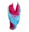 Plush Embossed Floral Organza Scarves