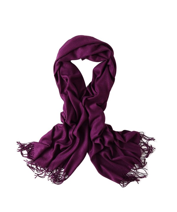 Cashmere Scarf Shawls for Women and Men Purple CX186YDR50S