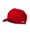 Solid Cotton Twill Pro style Golf Cap - Red - CZ11918E37F
