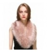 Vogueearth Women'Faux Fur Neck Scarf For Winter Coat Collar - Pink - CT1883XN6O0