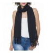 Soft Poly Viscose Women Lightweight Scarf For Spring Wedding Pashmina Shawl Wrap - Black - C812LOIIHLH