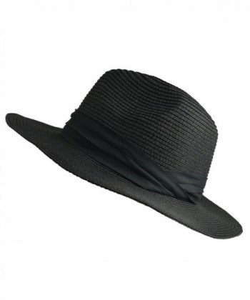 DRESHOW Fedora Straw Panama Large