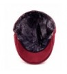 EPOCH Leather newsboy Hunting Burgundy in Men's Newsboy Caps