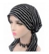 TFB.Love Chemo Hat Turban Head Scarves Pre-Tied Headwear - Stripe - CH182G06WT3