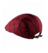 Itzu Striped Curved Newsboy Burgundy