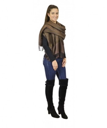 Belle Donne Womens Paisley Pashmina in Wraps & Pashminas