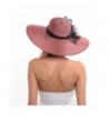 Womens Organza Wide Brim Flower in Women's Sun Hats