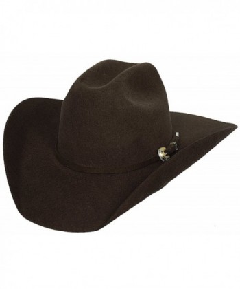 Bullhide Montecarlo KINGMAN 4X Premium Wool Westen Hat 7 Chocolate - CB116PAZ8ZH