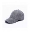 JOOWEN Unisex Knitted Textured Baseball Cap Soft Adjustable Solid Dad Hat For Women Men - A-grey - CI12O6GLTZZ