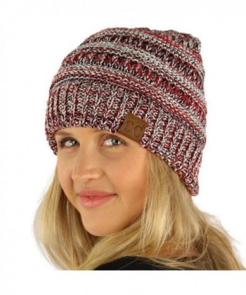 Chunky Stretch Slouch Beanie Hat in Women's Skullies & Beanies