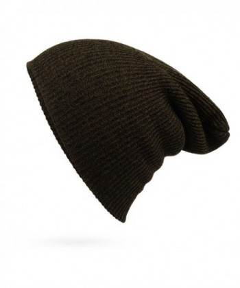 MWMart Winter Slouchy Knitted Heather in Men's Skullies & Beanies