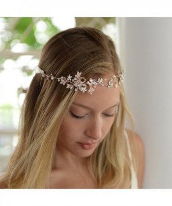 Mariell Freshwater Crystal Bridal Headband