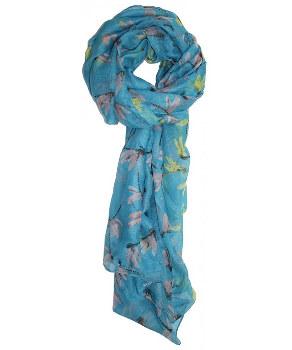Ted and Jack - Dreamy Dragonfly Overall Print Scarf - Light Teal - CR17YLKOSA3