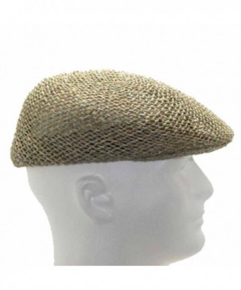 ASCOT Vented Panama Straw DRESS in Men's Newsboy Caps