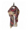 LILBETTER Stylish Warm Blanket Scarf Gorgeous Wrap Shawl - A Brown Red - C912N5H9A99