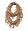 KMystic Lace Infinity with Fringe - Camel - C0188ZOCZ3Q