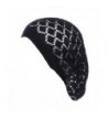 BSB Womens Lightweight Cut Out Knit Beanie Beret Cap Crochet Hat - Many Styles - Black Diamond - CA12LCQ5R3R