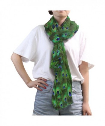 Use4 Fashion Beautiful Peacock Feather in Fashion Scarves